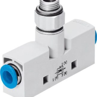 Pompa per vuoto Festo VN-07-L-T3-PQ2-VA4-RQ2, Ø ugello 0.7mm, pressione vuoto max 8bar, aspirazione max 38.8L/min,
