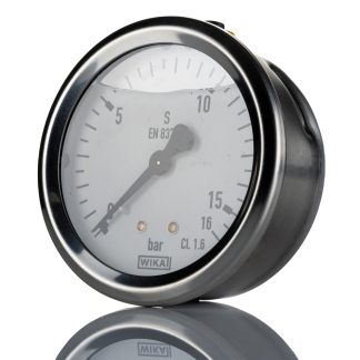 Manometro WIKA, 0bar → 6bar max, G 1/4, Ø est. 63mm
