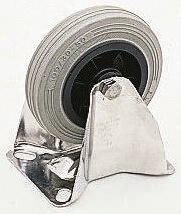 Ruota per carrelli non orientabile LAG in Gomma, Ø 150mm, 150kg