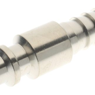 Portagomma RS PRO in Ottone nichelato, Diritto, Ø int. 6mm, 16 bar max