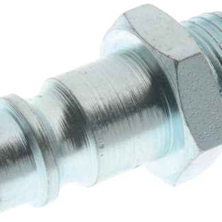 Raccordo pneumatico filettato RS PRO serie 261, Filettato, tubo 3/8 in Maschio, in Ottone nichelato