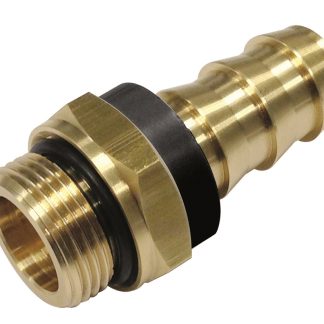 Portagomma RS PRO in Ottone, Diritto, BSPP 3/4" maschio, Ø int. 3/4poll, 50 bar max