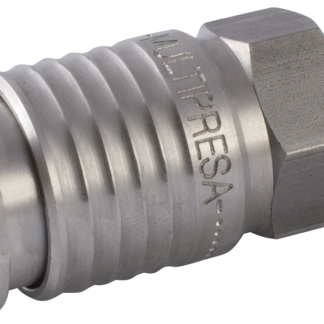 Raccordo pneumatico filettato RS PRO serie 63190, Filettato, tubo 3/8 in Maschio, in Acciaio