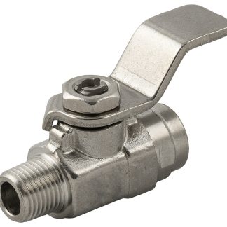 Valvola a sfera di processo in Acciaio inox RS PRO, 1/8poll