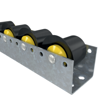 Rullo trasportatore Interroll Ø 50mm x 65mm, in Poliammide, 30kg