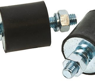 Supporto antivibrazione FIBET in Gomma naturale, M10, Ø 40mm, H. 75mm