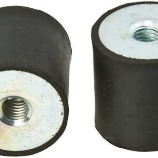 Supporto antivibrazione FIBET in Gomma naturale, M6, Ø 25mm, H. 25mm