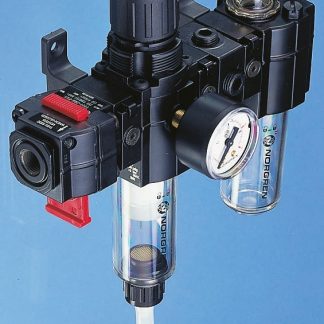 Gruppo FRL Norgren BPL72-201G, attacco G 1/4, scarico Semi automatico, filtrazione 40μm