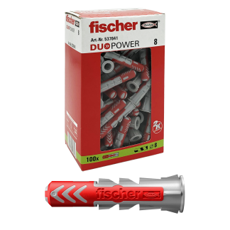 Tassello Fischer Fixings DUOPOWER 8, Ø fissaggio 8mm, L. 40mm