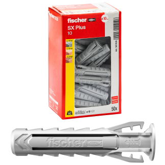 Tassello Fischer Fixings SX Plus 10x50 in Nylon, Ø fissaggio 10mm, L. 50mm