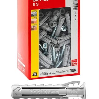 Tassello Fischer Fixings SX Plus 6x30 S in Nylon, Ø fissaggio 6mm, L. 30mm