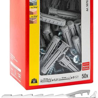 Tassello Fischer Fixings SX Plus 8x40 S in Nylon, Ø fissaggio 8mm, L. 40mm