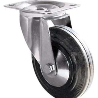 Ruota per carrelli orientabile Guitel Hervieu in Gomma, Ø 160mm, 175kg
