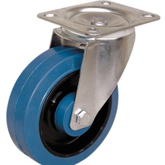 Ruota per carrelli orientabile Guitel Hervieu in Gomma, Ø 125mm, 250kg