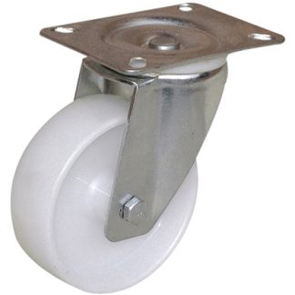 Ruota per carrelli orientabile Guitel Hervieu in Poliolefina, Ø 100mm, 100kg