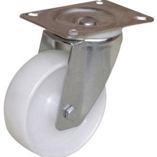 Ruota per carrelli orientabile Guitel Hervieu in Poliolefina, Ø 125mm, 125kg