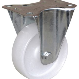 Ruota per carrelli non orientabile Guitel Hervieu in Poliolefina, Ø 125mm, 125kg