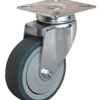Ruota per carrelli orientabile Guitel Hervieu in Gomma, Ø 50mm, 40kg