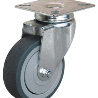 Ruota per carrelli orientabile Guitel Hervieu in Gomma, Ø 100mm, 70kg
