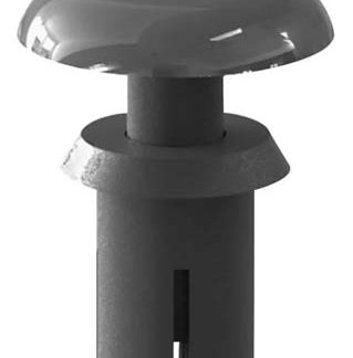 Rivetto A scatto Essentra in Nylon, col. Nero, Ø 2.6mm, L. 4.5mm