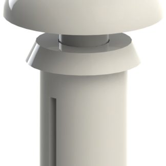 Rivetto A scatto Essentra in Nylon, col. Bianco, Ø 3mm, L. 5.1mm