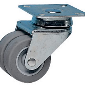 Ruota per carrelli orientabile Guitel Hervieu in Termoplastico, Ø 50mm, 60kg