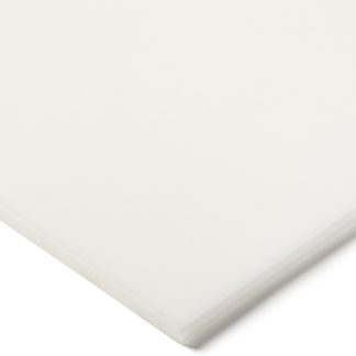 Foglio di plastica Tipo pieno RS PRO in POM, Bianco, 500mm x 300mm x 16mm