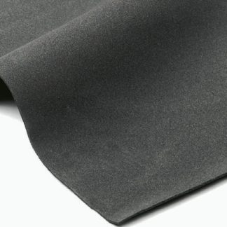 Foglio di gomma adesivo RS PRO in Spugna in neoprene, 1m x 2m x 6mm, col. Nero, Densità 122kg/m³