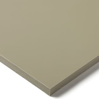 Foglio di plastica Tipo pieno RS PRO in PP, Beige, 1000mm x 500mm x 25mm
