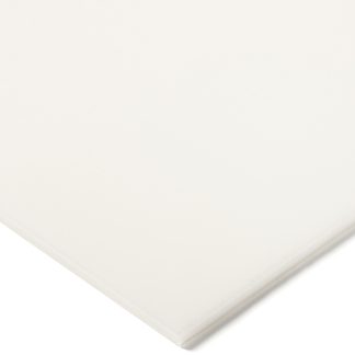 Foglio di plastica Tipo pieno RS PRO in POM, Bianco, 500mm x 330mm x 12mm