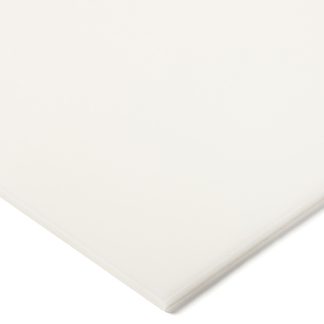 Foglio di plastica Tipo pieno RS PRO in POM, Bianco, 500mm x 330mm x 40mm