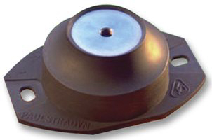 Supporto antivibrazione Paulstra Hutchinson, M6, Ø 14mm, H. 40mm, 12daN