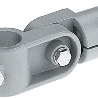 Morsetto cerniera Rose+Krieger in Alluminio pressofuso, per profili da 40 mm, Ø 40.2mm