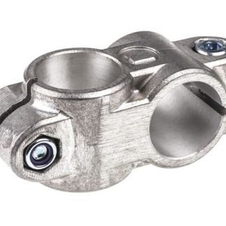 Morsetto a croce Rose+Krieger in Alluminio pressofuso, per profili da 18 mm, Ø 18.1mm, M10