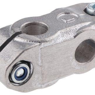 Morsetto a croce Rose+Krieger in Alluminio pressofuso, per profili da 12 mm, Ø 12.1mm, M10