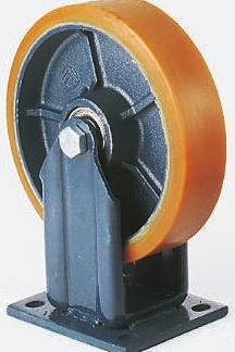 Ruota per carrelli non orientabile LAG in Poliuretano, Ø 100mm, 300kg