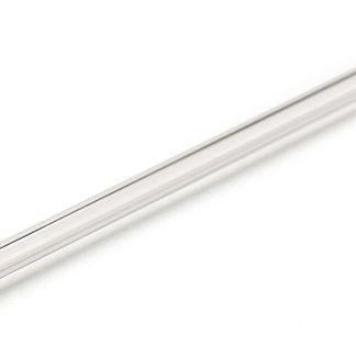 Tubo in acrilico Chiaro Circolare, 1m x 8mm ID x 12mm OD