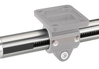 Unità lineari tubolari Rose+Krieger per profili strutturali da 30 mm, in Acciaio, L. 500mm