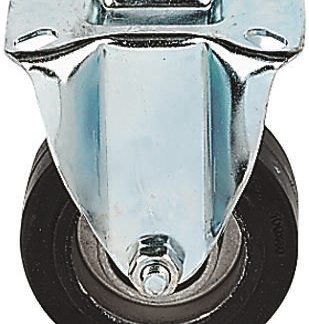 Ruota per carrelli non orientabile LAG in Gomma, Ø 160mm, 300kg