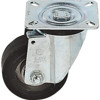 Ruota per carrelli orientabile LAG in Gomma, Ø 125mm, 220kg