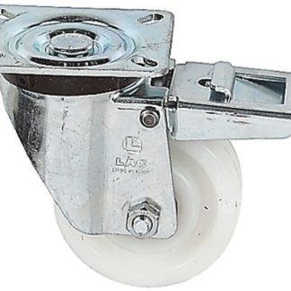 Ruota per carrelli orientabile con freno LAG in Poliammide, Ø 150mm, 400kg