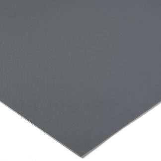 Foglio di plastica Tipo pieno RS PRO in PVC, Grigio, 1000mm x 500mm x 12mm