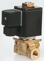 Elettrovalvola NC Burkert, 12 bar max, 2 porte , 110 V c.a., 1/4poll