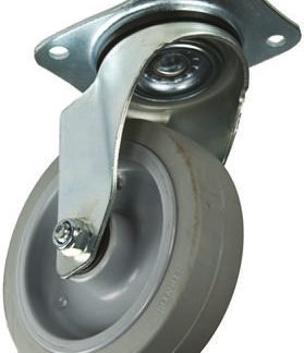 Ruota per carrelli orientabile Tente in Gomma, Ø 160mm, 300kg