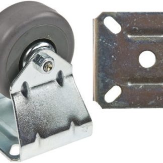 Ruota per carrelli non orientabile Tente in Gomma, Ø 60mm, 40kg