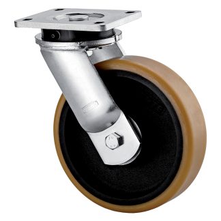 Ruota per carrelli orientabile Tente in Poliuretano, Ø 250mm, 1200kg