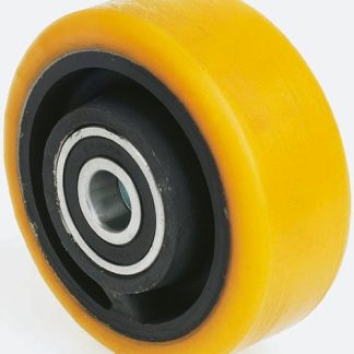 Ruota carrello Tente, tipo Poliuretano duro, in Poliuretano, Ø 125mm, carico 550kg