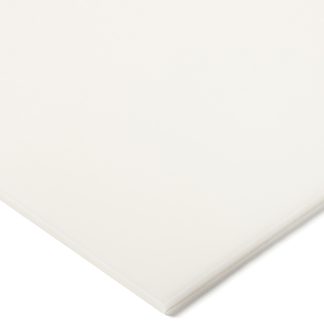 Foglio di plastica Tipo pieno RS PRO in POM, Bianco, 500mm x 330mm x 10mm