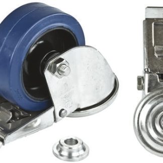 Ruota per carrelli orientabile LAG in Gomma, Ø 125mm, 180kg