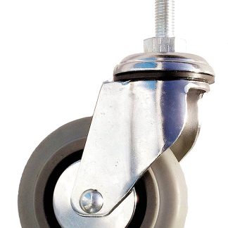 Ruota per carrelli orientabile Guitel Hervieu in Gomma, Ø 125mm, 90kg